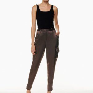 Aritzia Refined Cargo Pant Coffee Bean - Babaton
